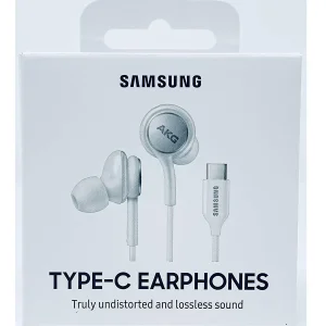هندزفری  مدل AKG-EO-IC100 دو گوشی، با رابط USB Type-C، مناسب برای مکالمه
