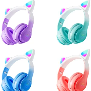 هدفون بلوتوثی مدل STN-28 Pro طرح Cat Ear 2023