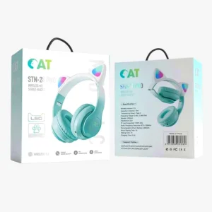 هدفون بلوتوثی مدل STN-28 Pro طرح Cat Ear 2023