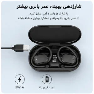 هدفون بلوتوثی گیمینگ مدل TWS