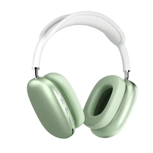هدفون بلوتوثی مدل Airpods Max P9 بدون نویز کنسلینگ، درگاه شارژ USB Type-C، دارای میکروفون با کیفیت 105 دسی‌بل، مقاوم در برابر رطوبت و عرق