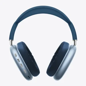 هدفون بلوتوثی مدل Airpods Max P9 بدون نویز کنسلینگ، درگاه شارژ USB Type-C، دارای میکروفون با کیفیت 105 دسی‌بل، مقاوم در برابر رطوبت و عرق