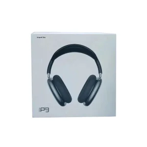 هدفون بلوتوثی مدل Airpods Max P9 بدون نویز کنسلینگ، درگاه شارژ USB Type-C، دارای میکروفون با کیفیت 105 دسی‌بل، مقاوم در برابر رطوبت و عرق
