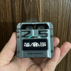 هدفون بلوتوثی دامیکس مدل M25-game بدون قابلیت نویز کنسلینگ، درگاه شارژ USB Type-C، امکان استفاده به صورت پاور بانک مقاوم در برابر آب