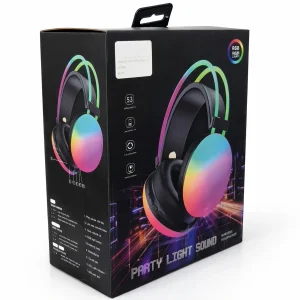 هدفون بلوتوثی گیمینگ مدل RGB LIGHTS