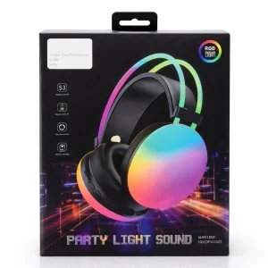 هدفون بلوتوثی گیمینگ مدل RGB LIGHTS
