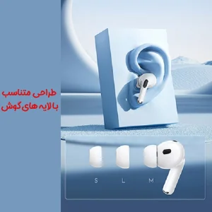 هدفون بلوتوثی ریمکس مدل CozyPods W30N دارای نویز کنسلینگ فعال (ANC)، درگاه شارژ USB Type-C، دارای نمایشگر روی صفحه محفظه شارژ