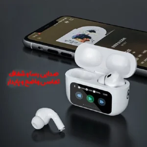 هدفون بلوتوثی ریمکس مدل CozyPods W30N دارای نویز کنسلینگ فعال (ANC)، درگاه شارژ USB Type-C، دارای نمایشگر روی صفحه محفظه شارژ