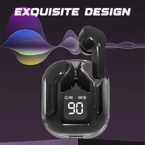 هدفون بلوتوثی مدل Ultra Pods بدون نویز کنسلینگ، درگاه شارژ USB Type-C، دارای میکروفون داخلی، تا 9 ساعت پخش موسیقی، مقاوم در برابر گرد و غبار