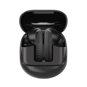 هدفون بلوتوثی هایلو مدل X1 Pro با نویز کنسلینگ فعال (ANC)، درگاه شارژ USB Type-C، دارای سه میکروفون در هر ایرباد، مقاوم در برابر پاشش آب (IPX4)