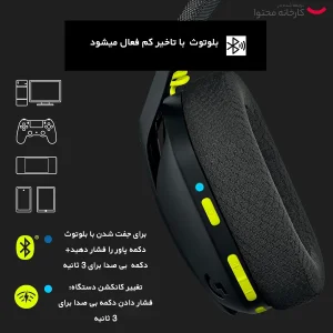 هدست مخصوص بازی لاجیتک مدل G435
