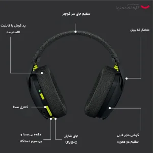 هدست مخصوص بازی لاجیتک مدل G435