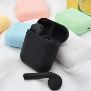 هدفون بلوتوثی مدل inPods 12 بدون نویز کنسلینگ، درگاه شارژ لایتنینگ، با قابلیت شارژ سریع، مقاوم در برابر رطوبت و عرق