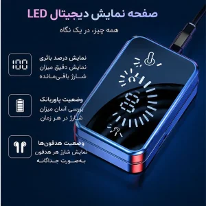 هدفون بلوتوثی گیمینگ مدل TWS