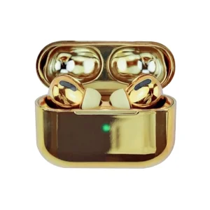 هدفون بلوتوثی اپل AirPods Pro NEW GLD با نویز کنسلینگ فعال (ANC)، درگاه شارژ USB Type-C، دارای پشتیبانی از فرمان لمسی، مقاوم در برابر رطوبت و عرق