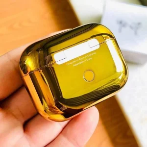 هدفون بلوتوثی اپل AirPods Pro NEW GLD با نویز کنسلینگ فعال (ANC)، درگاه شارژ USB Type-C، دارای پشتیبانی از فرمان لمسی، مقاوم در برابر رطوبت و عرق