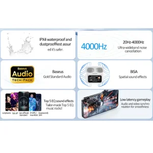 هدفون بلوتوثی هوشمند دیبت ویر مدل A9Plus- AI Translator