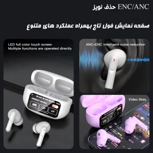 هدفون بلوتوثی هوشمند دیبت ویر مدل A9Plus- AI Translator