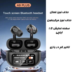 هدفون بلوتوثی هوشمند دیبت ویر مدل A9Plus- AI Translator