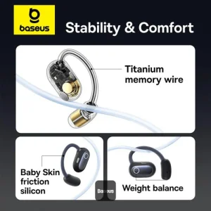 هدفون بلوتوثی بیسوس مدل Eli Sport 1 Open Ear