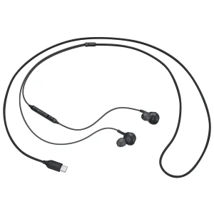 هندزفری سامسونگ مدل EO-IC100BBEGUS بدون قابلیت نویز کنسلینگ، اتصال از طریق USB Type-C، دارای میکروفون