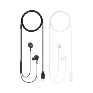 هندزفری سامسونگ مدل EO-IC100BBEGUS بدون قابلیت نویز کنسلینگ، اتصال از طریق USB Type-C، دارای میکروفون