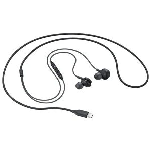 هندزفری سامسونگ مدل EO-IC100BBEGUS بدون قابلیت نویز کنسلینگ، اتصال از طریق USB Type-C، دارای میکروفون
