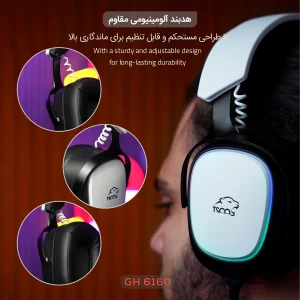 هدست گیمینگ تسکو مدل GH 6160 Luxor