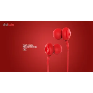 هندزفری ‌ ریمکس مدل RM-510 بدون قابلیت نویز کنسلینگ، اتصال از طریق جک 3.5 میلی‌متری صدا، دارای کنترلر این‌لاین، کابل با روکش پلاستیکی