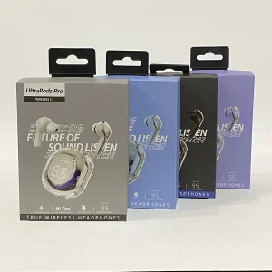 هدفون بلوتوثی مدل UltraPods Pro بدون قابلیت نویز کنسلینگ، درگاه شارژ USB Type-C، با قابلیت کاهش نویز