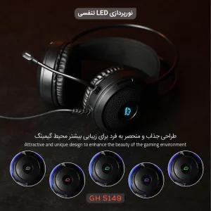 هدست گیمینگ تسکو مدل GH 5149 IGNIS