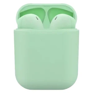 هدفون بلوتوثی مدل inpods 12 بدون قابلیت نویز کنسلینگ، درگاه شارژ لایتنینگ، تا 5 ساعت عمر باتری، امکان استفاده به صورت پاوربانک، کنترل لمسی، مقاوم در برابر رطوبت و عرق