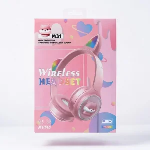 هدست بلوتوثی طرح گربه ای مدل M31