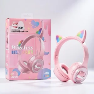 هدست بلوتوثی طرح گربه ای مدل M31