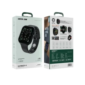 ساعت هوشمند 41 میلی‌متری گرین لاین مدل ULTIMATE 41 با بند سیلیکونی، سازگار با سیستم عامل Android 5.0 و iOS 9.0 به بالا