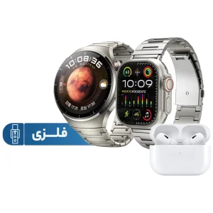ساعت هوشمند رموجت مدل i80 Suit Extremc بسته 2 عددی به همراه هدفون بلوتوثی