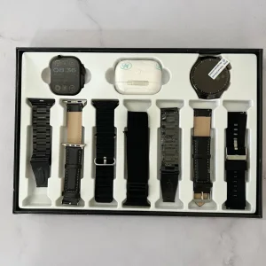 ساعت هوشمند رموجت مدل i80 Suit Extremc بسته 2 عددی به همراه هدفون بلوتوثی