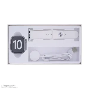 ساعت هوشمند 49 میلی‌متری مدل W10 Plus Pro با بند سیلیکونی