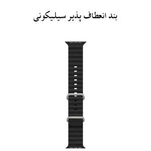 ساعت هوشمند مدل اولترا T1000 دارای قابلیت های قابلیت مکالمه مستقیم، قابلیت مکالمه از طریق بلوتوث، ضد آب بند سیلیکون