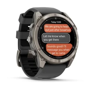 ساعت هوشمند 47 میلی‌متری گارمین مدل Fenix 8 Pro با بند سیلیکونی