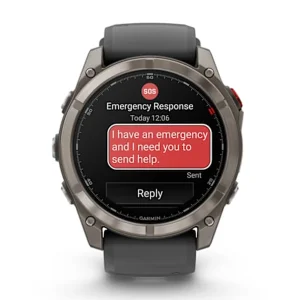 ساعت هوشمند 47 میلی‌متری گارمین مدل Fenix 8 Pro با بند سیلیکونی
