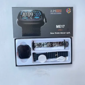 ساعت هوشمند ۴۹ میلیمتری مفیت پلاس مدل  ME17 ULTRA3 با بند فلزی و سیلیکونی