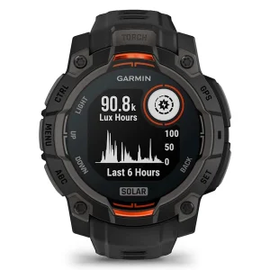 ساعت هوشمند 45 میلی‌متری گارمین مدل Instinct 3 Solar با بند سیلیکونی