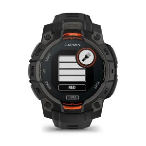 ساعت هوشمند 45 میلی‌متری گارمین مدل Instinct 3 Solar با بند سیلیکونی