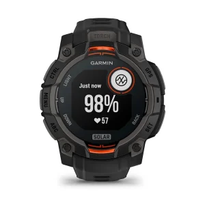 ساعت هوشمند 45 میلی‌متری گارمین مدل Instinct 3 Solar با بند سیلیکونی