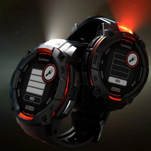 ساعت هوشمند 45 میلی‌متری گارمین مدل Instinct 3 Solar با بند سیلیکونی