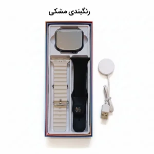 ساعت هوشمند 46 میلی متری مفیت پلاس مدل ME08 با 2 بند سیلیکونی
