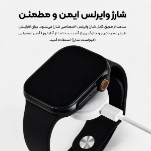 ساعت هوشمند 49 میلی متری زد تی مدل max20 با بند سیلیکونی
