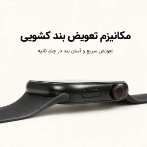 ساعت هوشمند 46 میلی متری واچ ایکس مدل 7in1 با بند سیلیکونی به همراه هدفون بلوتوثی