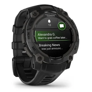 ساعت هوشمند 45 میلی‌متری گارمین مدل Instinct 3 Amoled با بند سیلیکونی